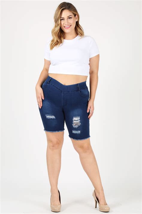 short jeans plus size-4